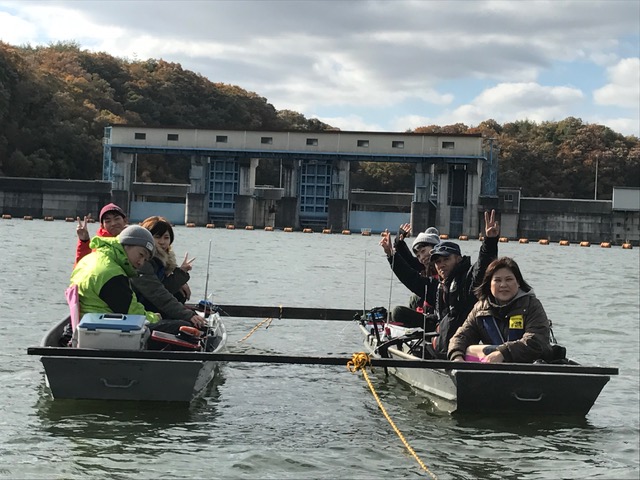 ワカサギ釣行in青野ダム