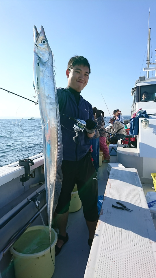 「大阪湾」の太刀魚ジギング