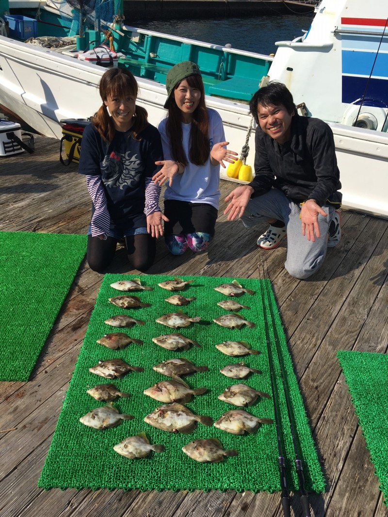 船カワハギ釣り