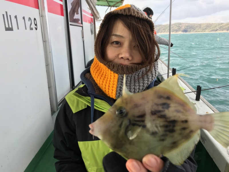 三邦丸で、かわはぎ釣り