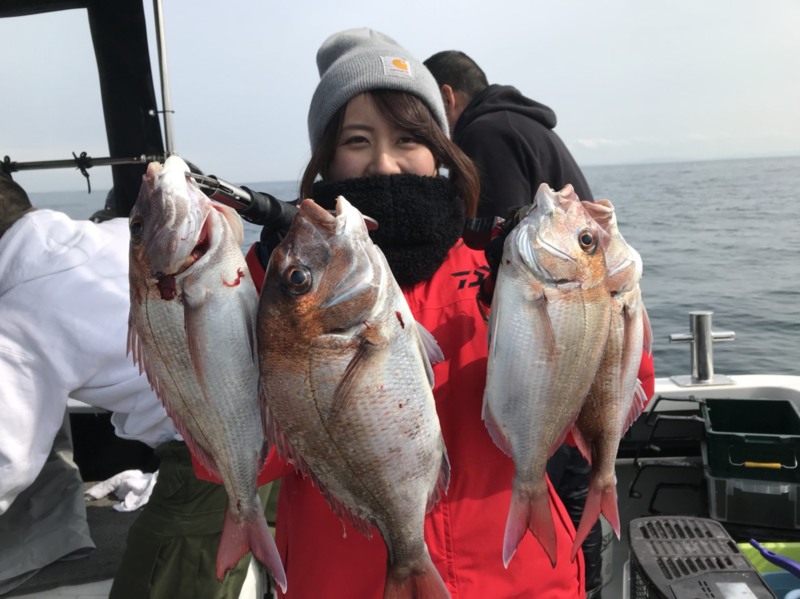 小豆島で鯛サビキ