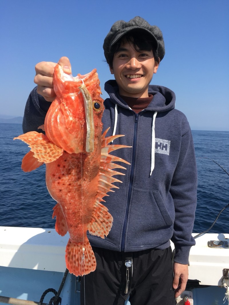 初オニカサゴ釣行!!