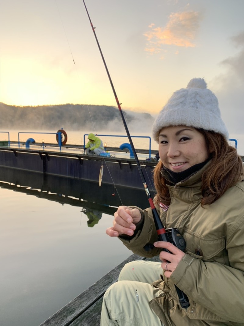 今シーズン初のワカサギ釣り