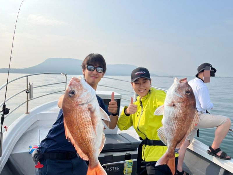 初めて釣れた!タイラバin高松