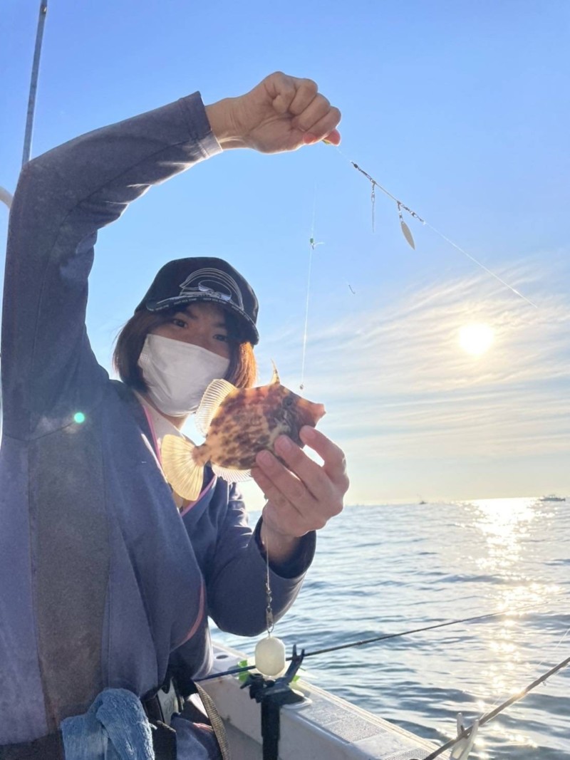 今年初のカワハギ釣り