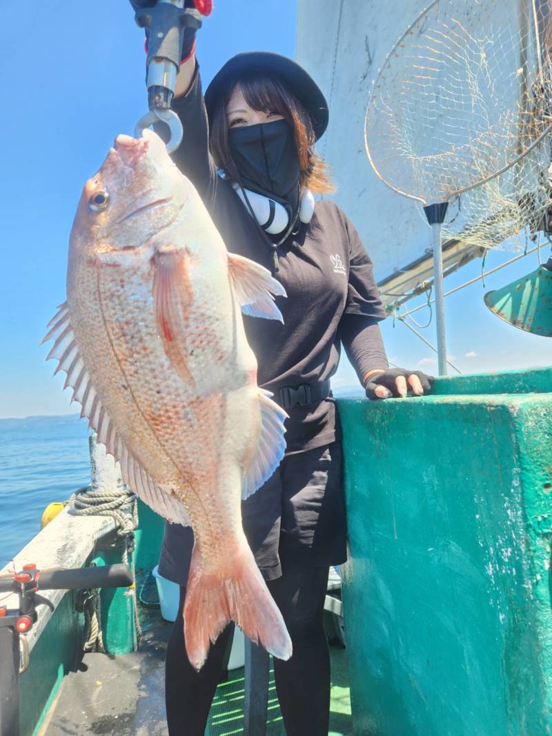 天秤ふかせの真鯛釣り♪