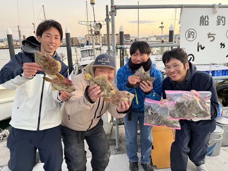 加太沖 船カワハギ 釣果情報!